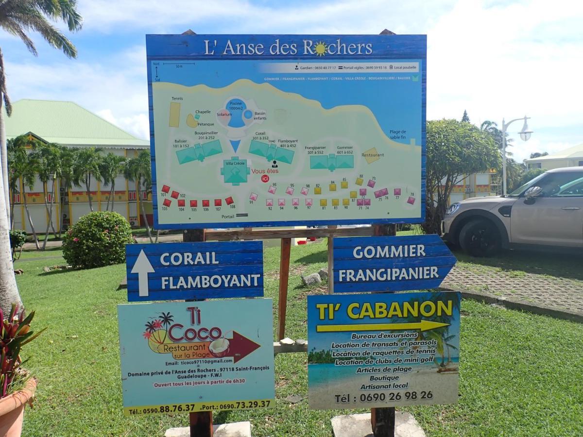 Ti Kaz Emeraude - Mer, Soleil Et Sable Fin, Piscine Et Tennis Saint-Francois  Dış mekan fotoğraf